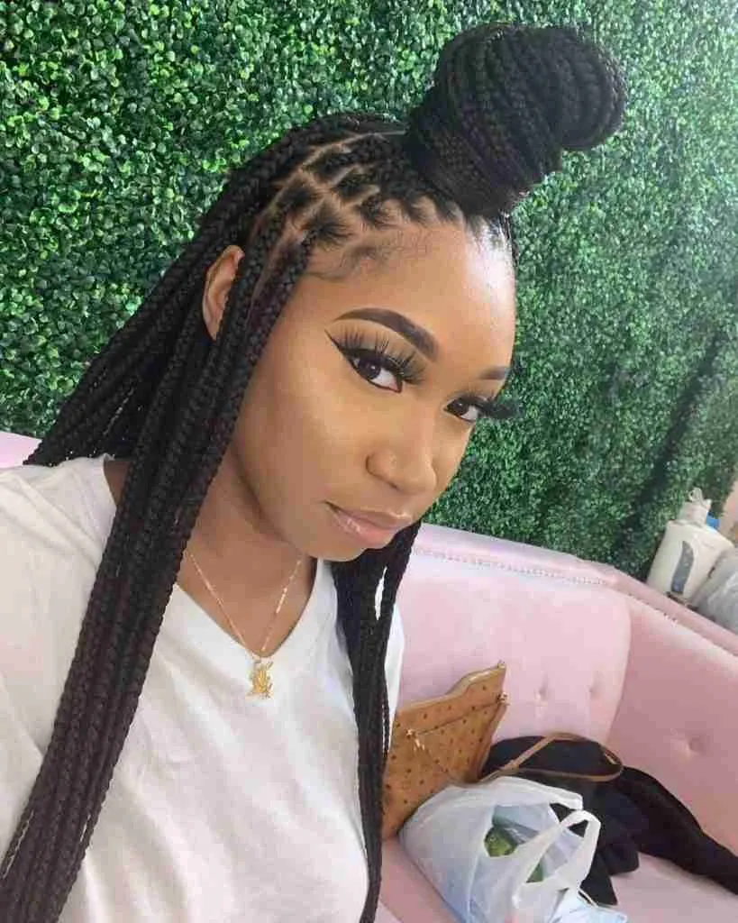 how to style knotless box braids	