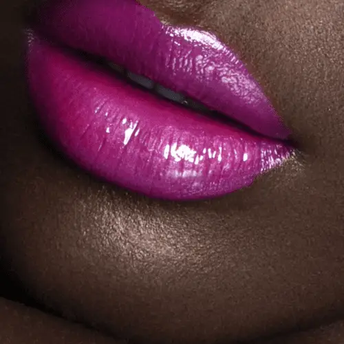 Best purple lipstick for dark skin and women of color