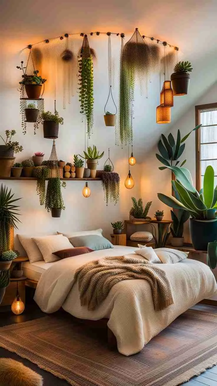 Indoor plants simple cozy home decor ideas on a budget 
