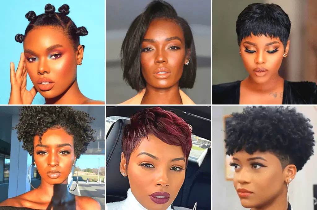 short hairstyles for black women 2023