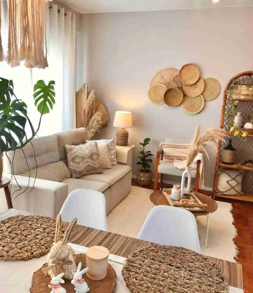 example of boho living room decor ideas 