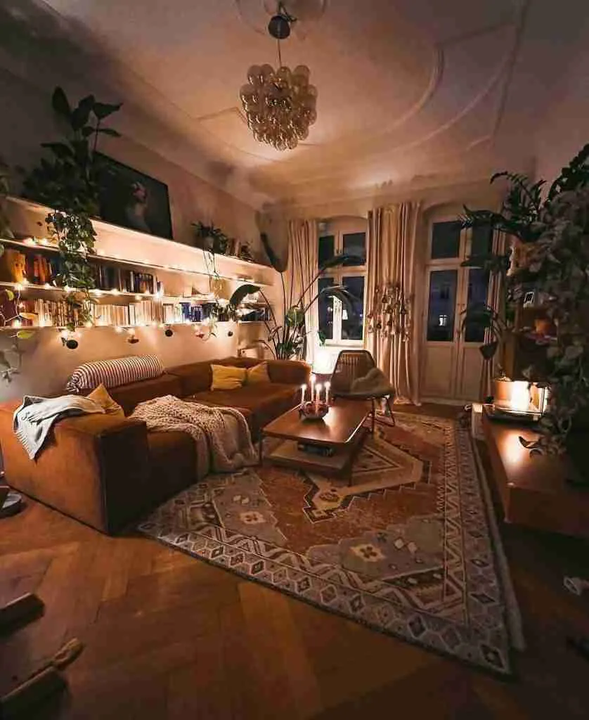 example of boho living room decor ideas 
