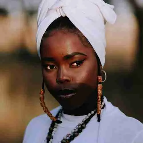 Portrait of Beautiful African Woman 