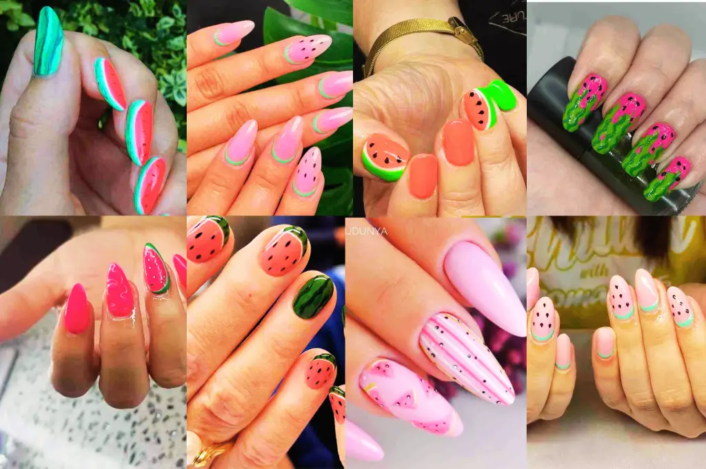 Watermelon Nails