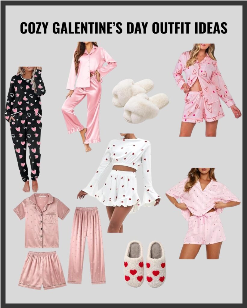 cozy galentine's outfit ideas for women 
